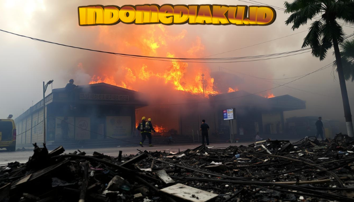 Kebakaran landa ruko di Grogol Petamburan Jakbar